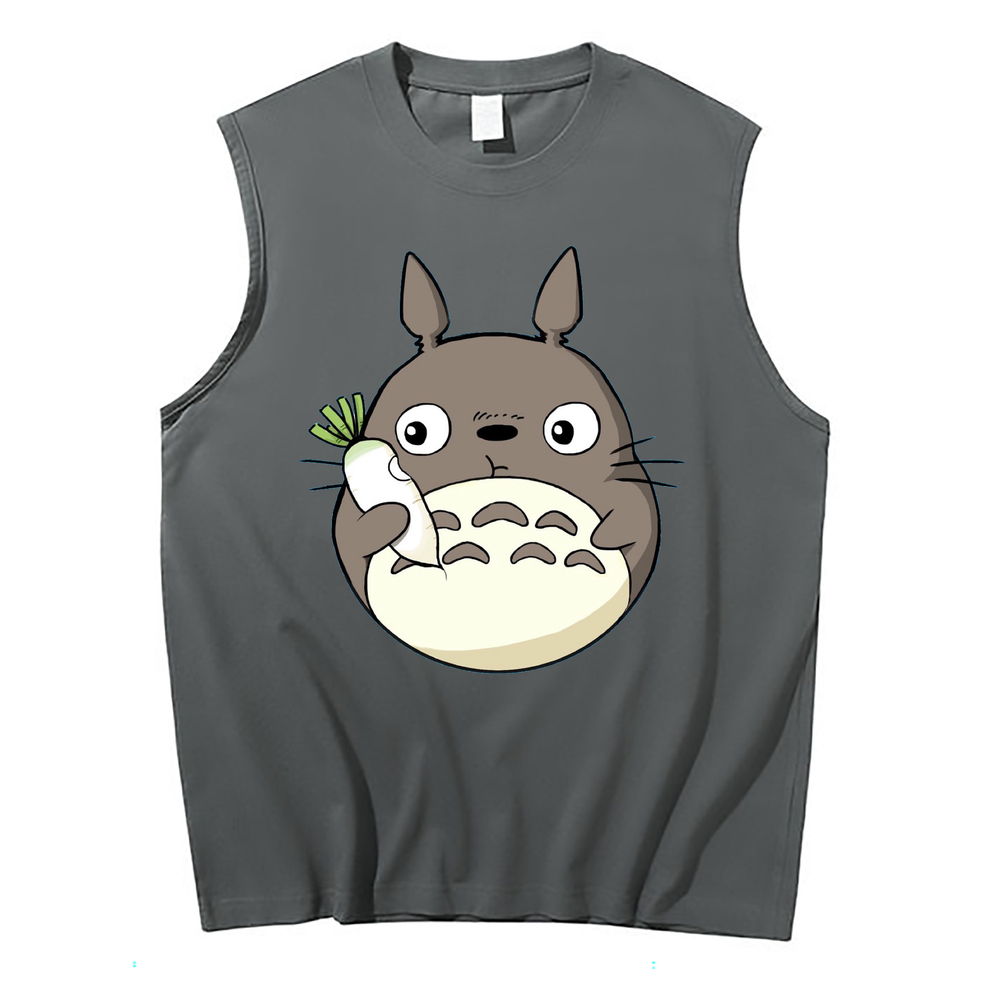 （画像用） となりのトトロ 草壁メイ 草壁サツキ My Neighbor Totoro Satsuki Kusakabe Mei Kusakabe コットン100％タンクトップ（フロントプリント）